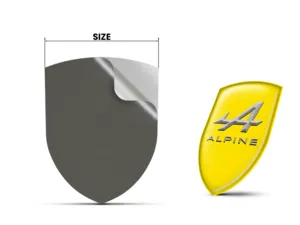 Alpina Logosticker Robust Universal Hochwertig